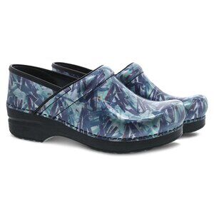 NEW DANSKO Patent Leather Professional Dotty Abstract Clogs  for women 462mn
